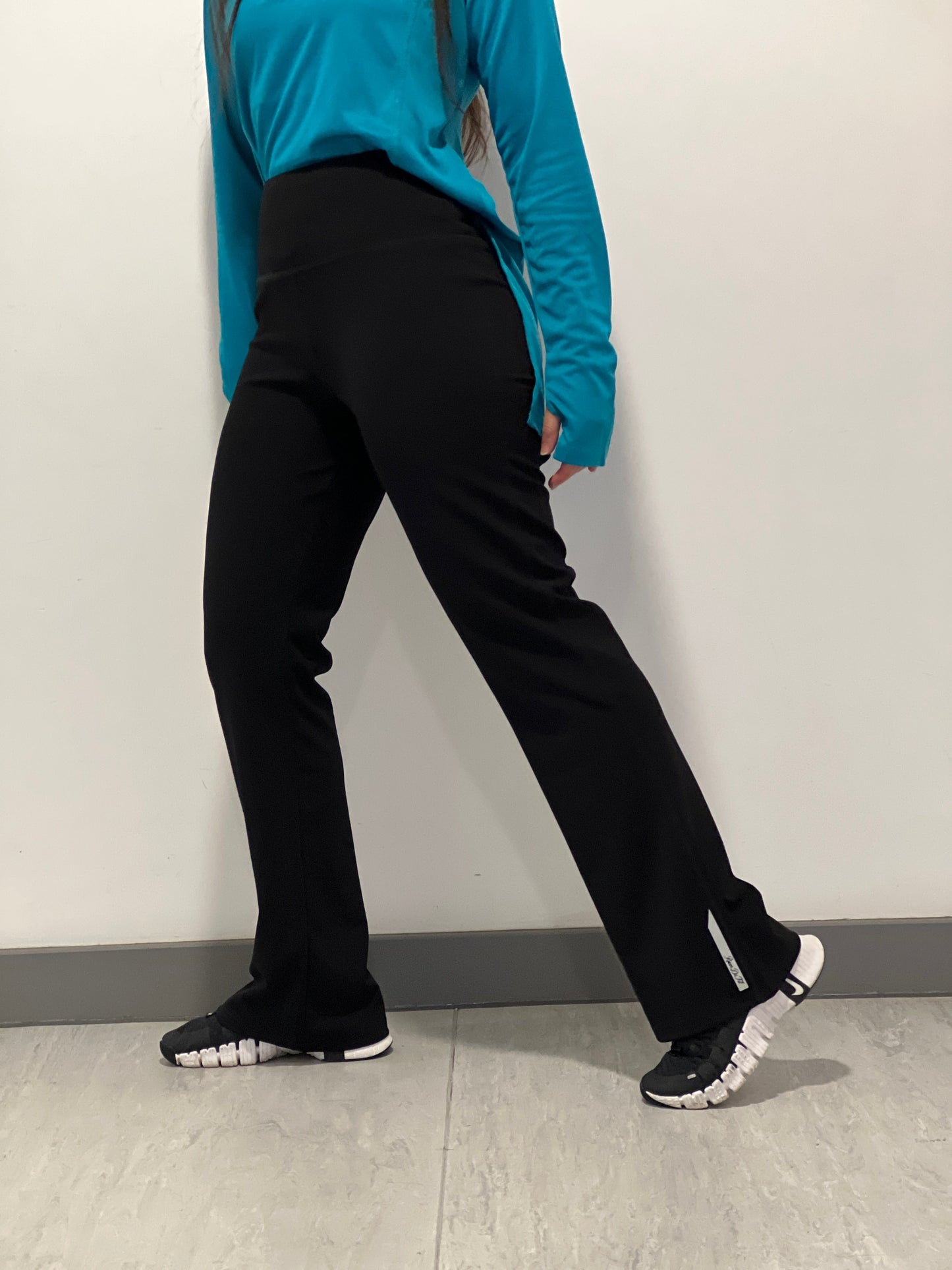Flared Black Bottom