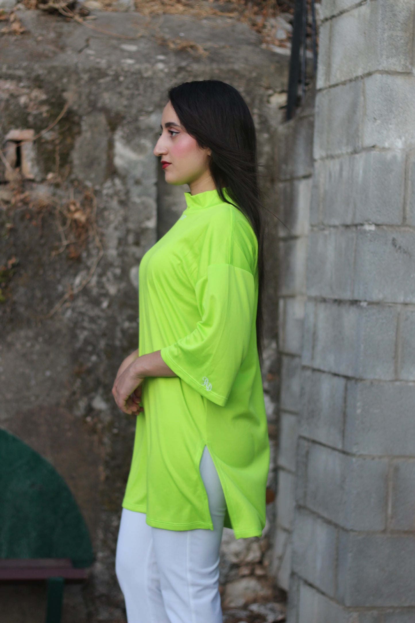 Modest Sports T-shirt Oversized in Green