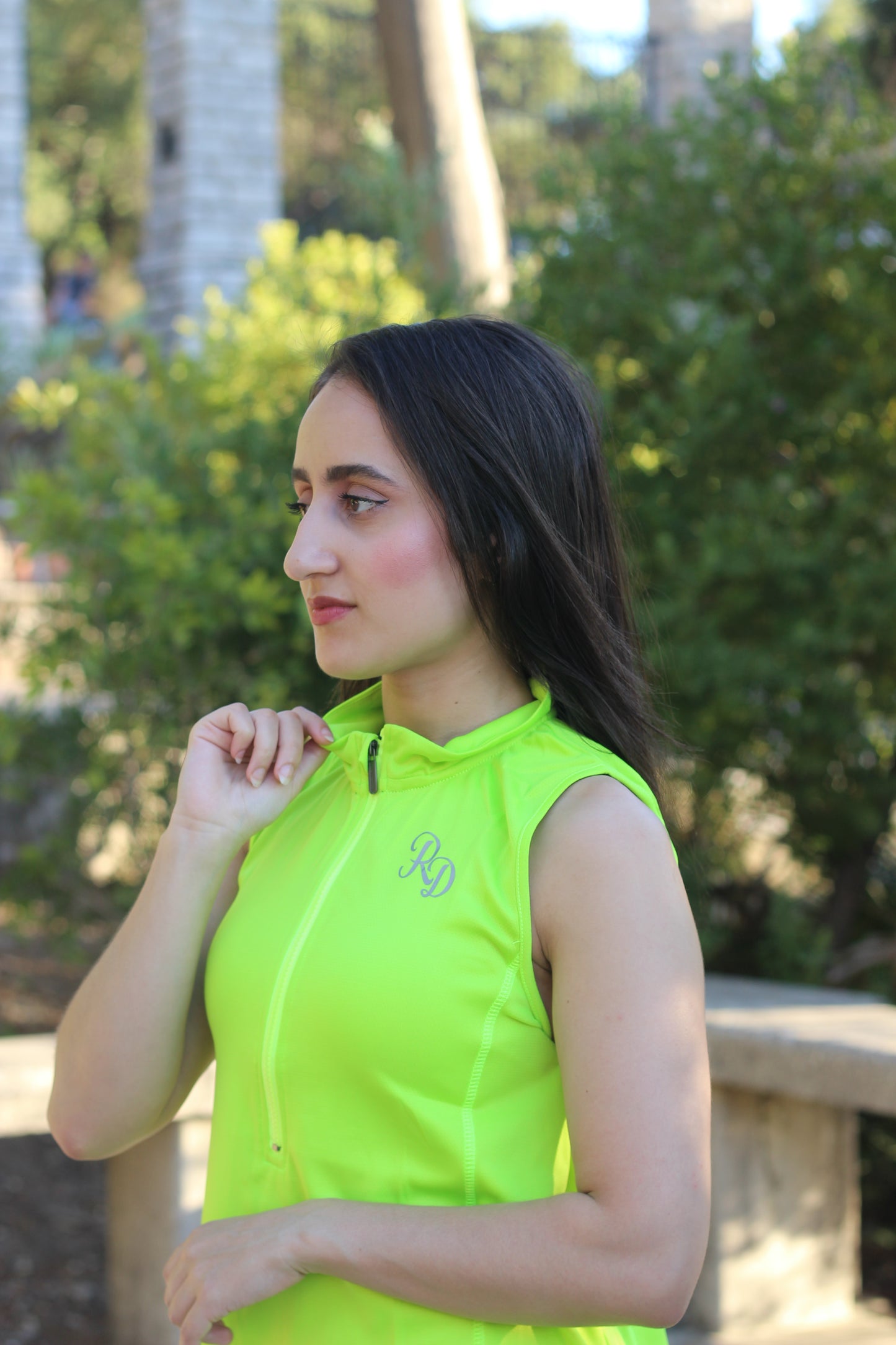 Modest Sports Gilet in Green