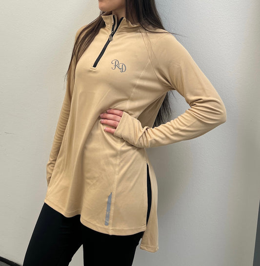 Modest Sports Top in Beige