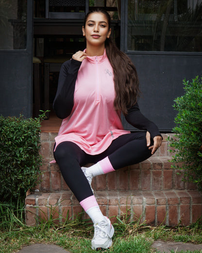 Modest Sports Gilet in Pink