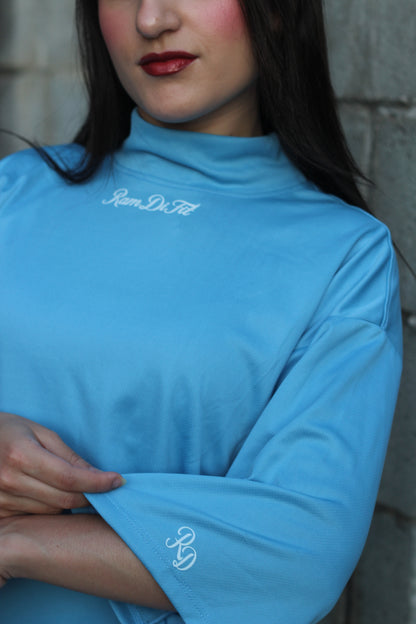 Modest Sports T-shirt Oversized in Light Blue