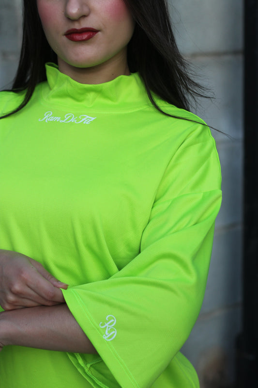 Modest Sports T-shirt Oversized in Green