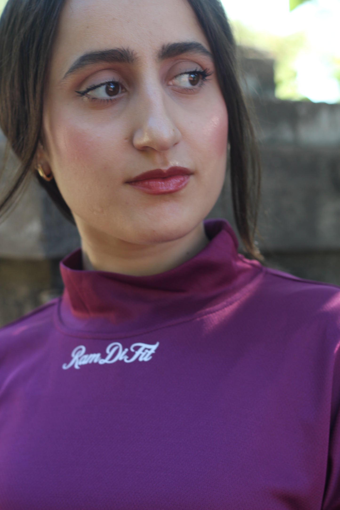 Modest Sports T-shirt Oversized in Royal Maroon