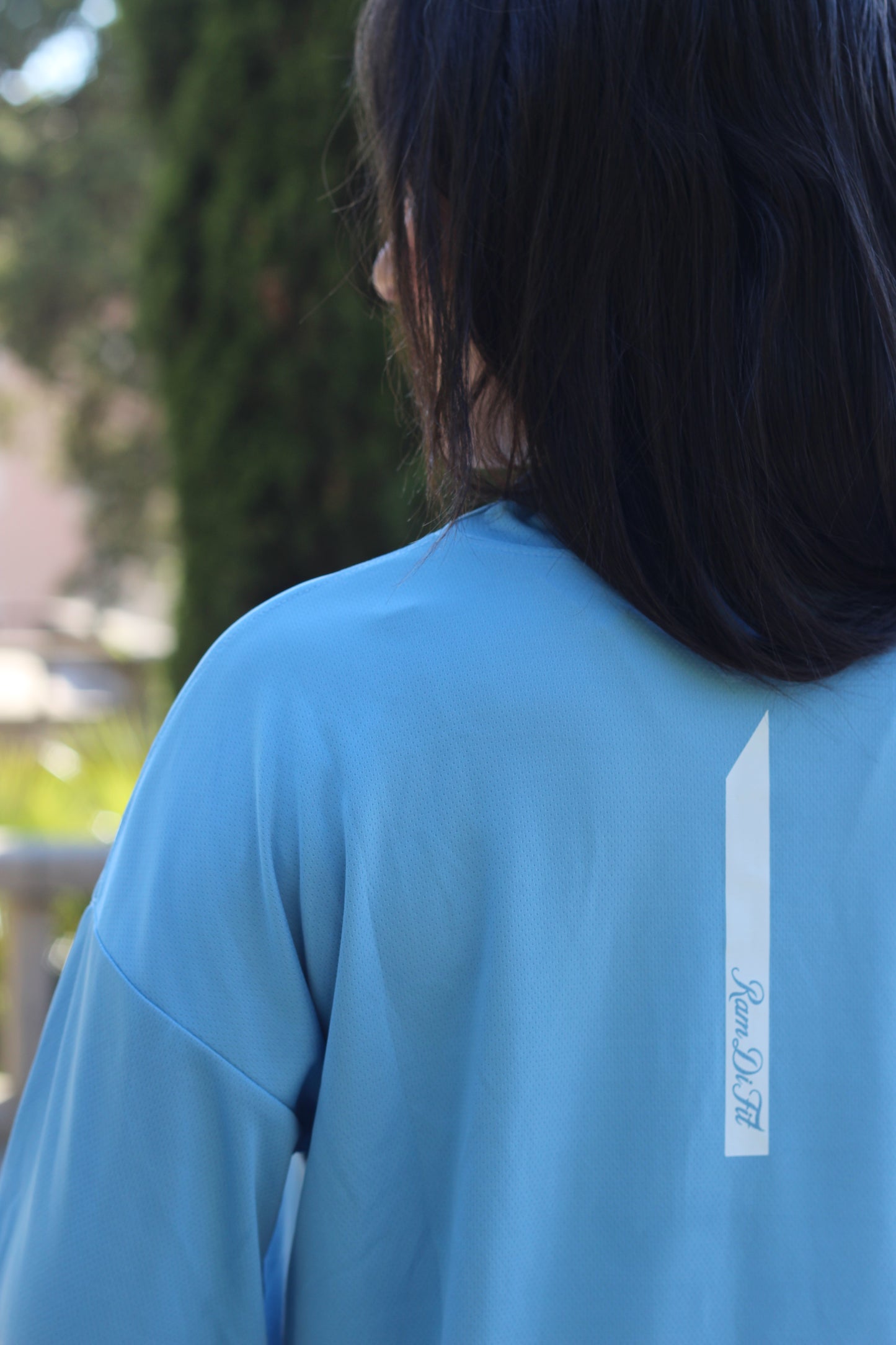 Modest Sports T-shirt Oversized in Light Blue