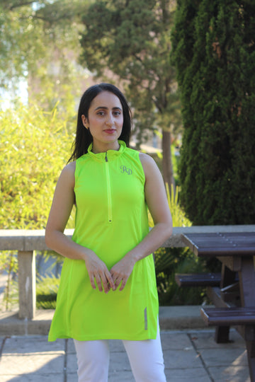 Modest Sports Gilet in Green