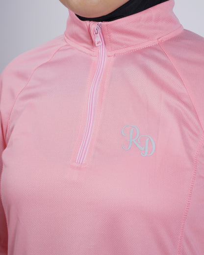 Modest Sports Top in Pink