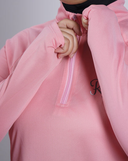 Modest Sports Top in Pink