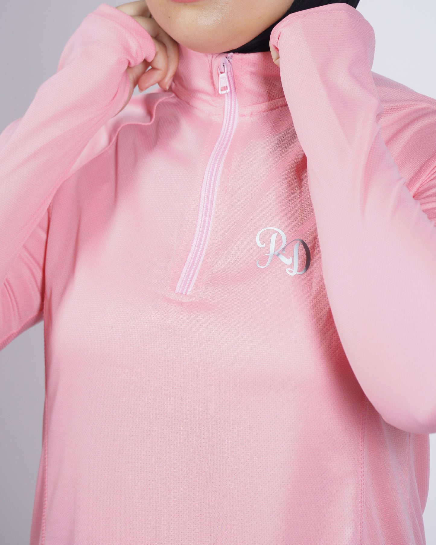 Modest Sports Top in Pink