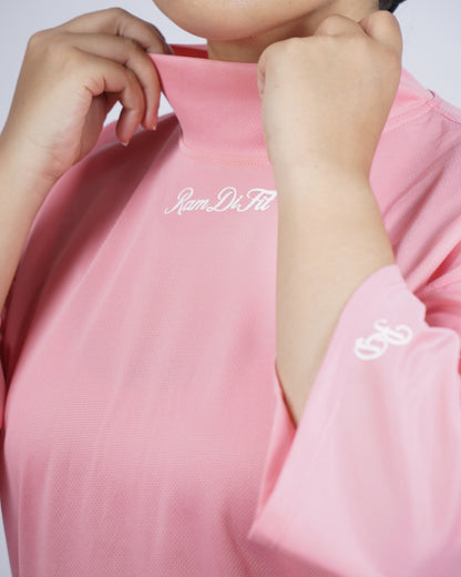 Modest Sports T-shirt Oversized in Pink