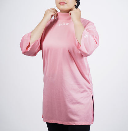 Modest Sports T-shirt Oversized in Pink