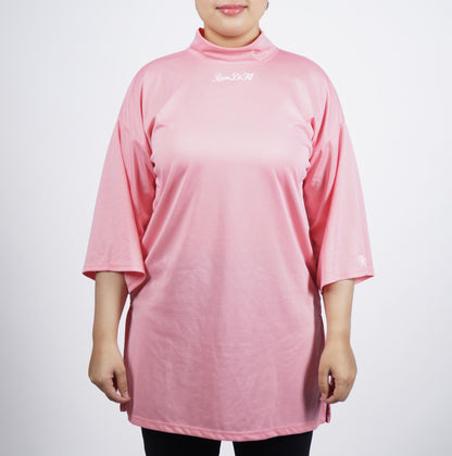 Modest Sports T-shirt Oversized in Pink